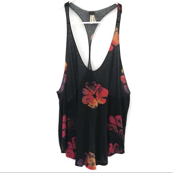 Free People Tops - FREE PEOPLE Hibiscus Hawaiian Layering Tank Top
